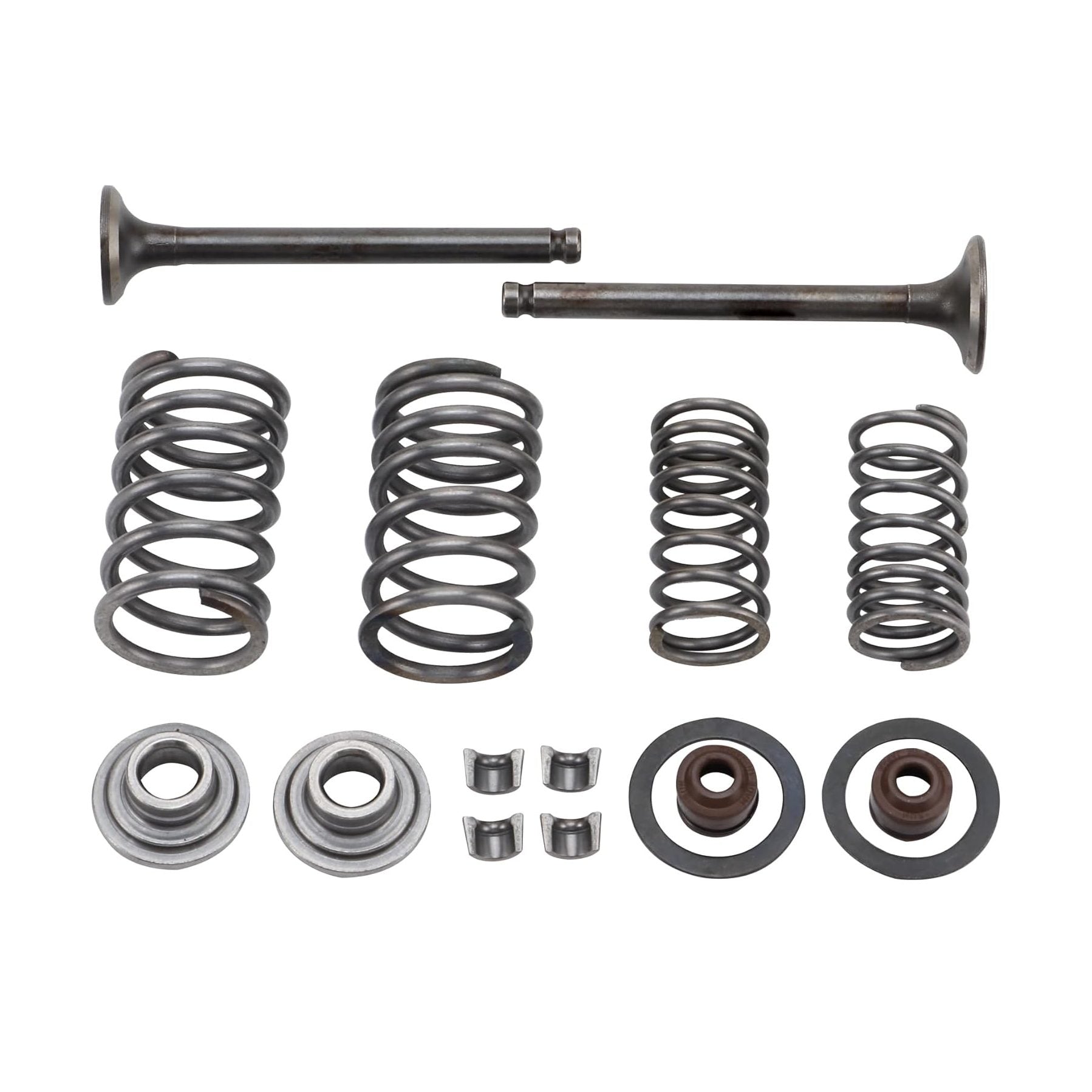 GOOFIT Intake Valve and Exhaust Valve Springs Stem Seals for GY6 50cc 139QMB ATV Scooter Roketa Taotao Sunl