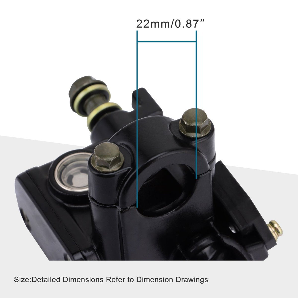 Left Upper Disc Brake Pump for 50cc-250cc ATV Go Kart Dirt Bike