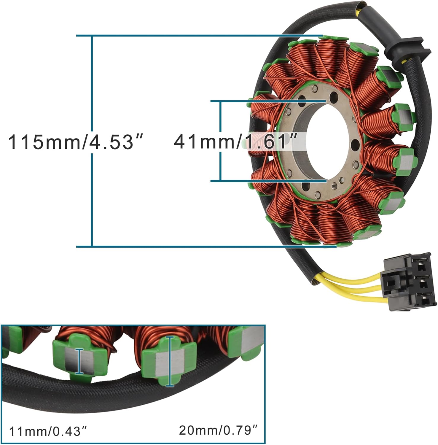 Magneto Stator Coil for Honda CBR600RR 2007-2012 | 31120-MFJ-D01