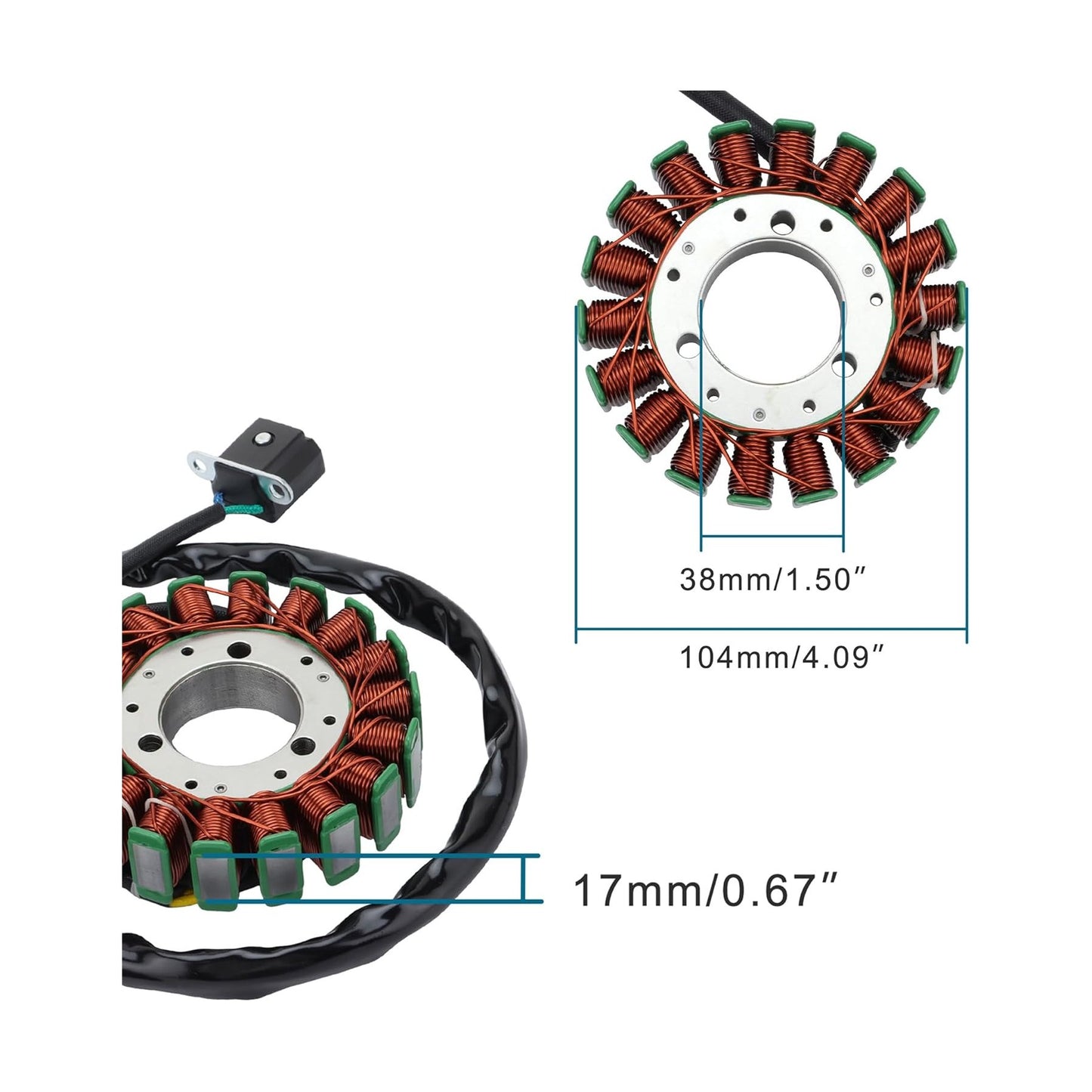 Magneto Stator Coil for Hyosung GV650 GT650R GT650S 2005-2017 | 32101-HN9-101