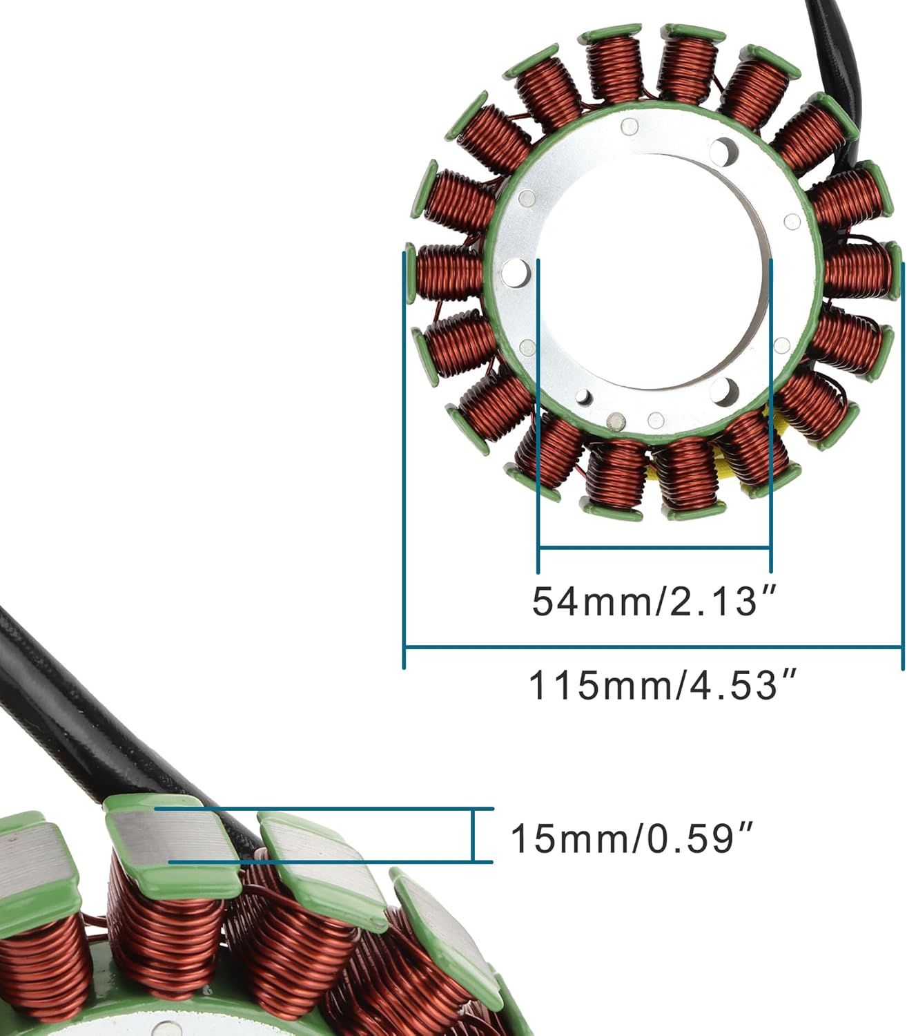 Magneto Stator Coil for Kawasaki Brute Force 750 4x4i 2008-2011 | 21003-0071