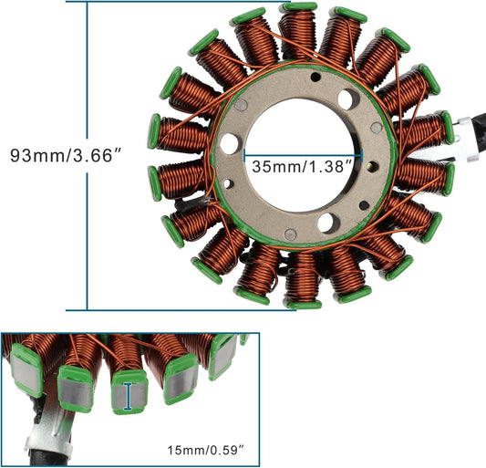 Magneto Stator Coil for SYM Joymax 125 & GTS 125/200 | LM12W LN12W Series