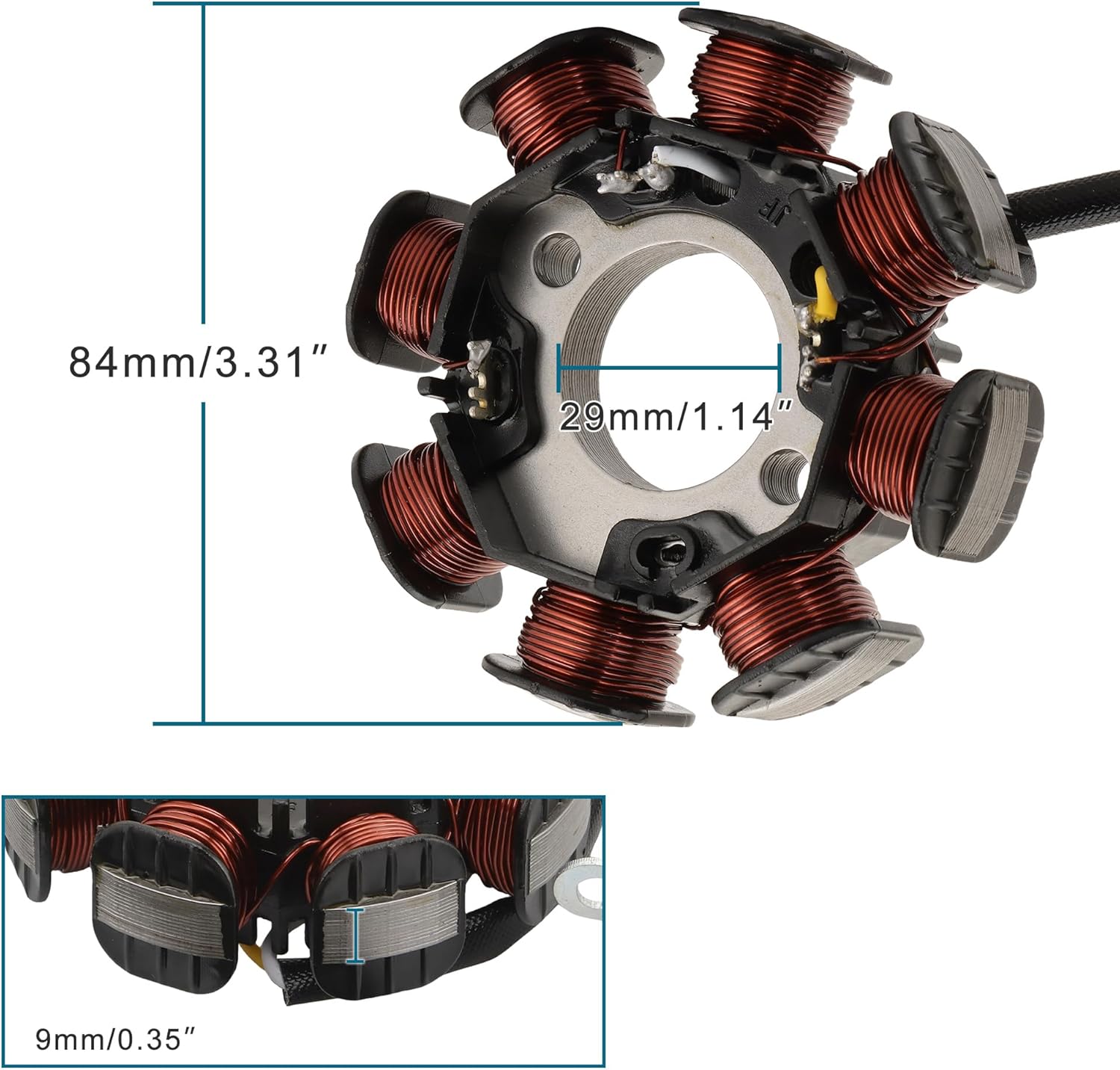 Magneto Stator Coil for Suzuki Viva 110 FX110 GSX110 Best110 | OEM 32101-30D00