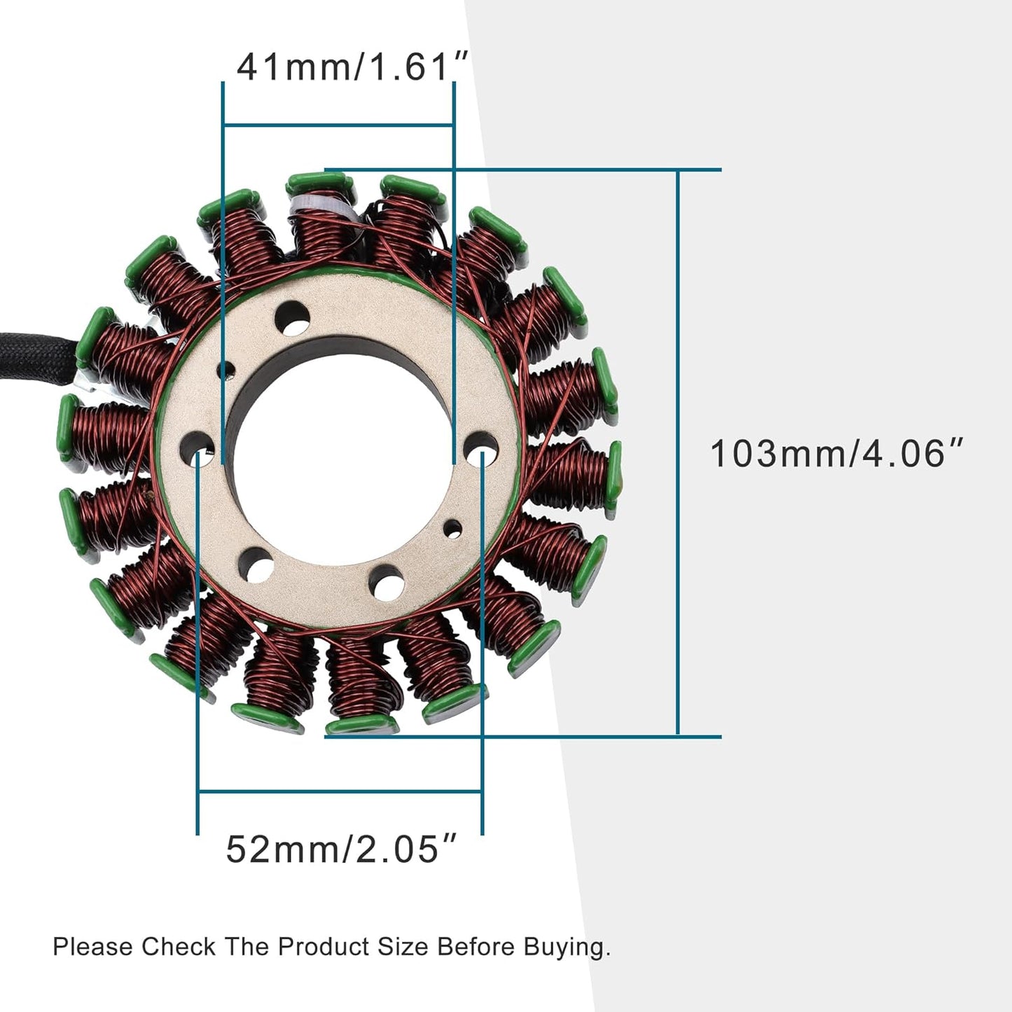 Magneto Stator for CN250 CF250 CH250 250cc Water-Cooled Engines