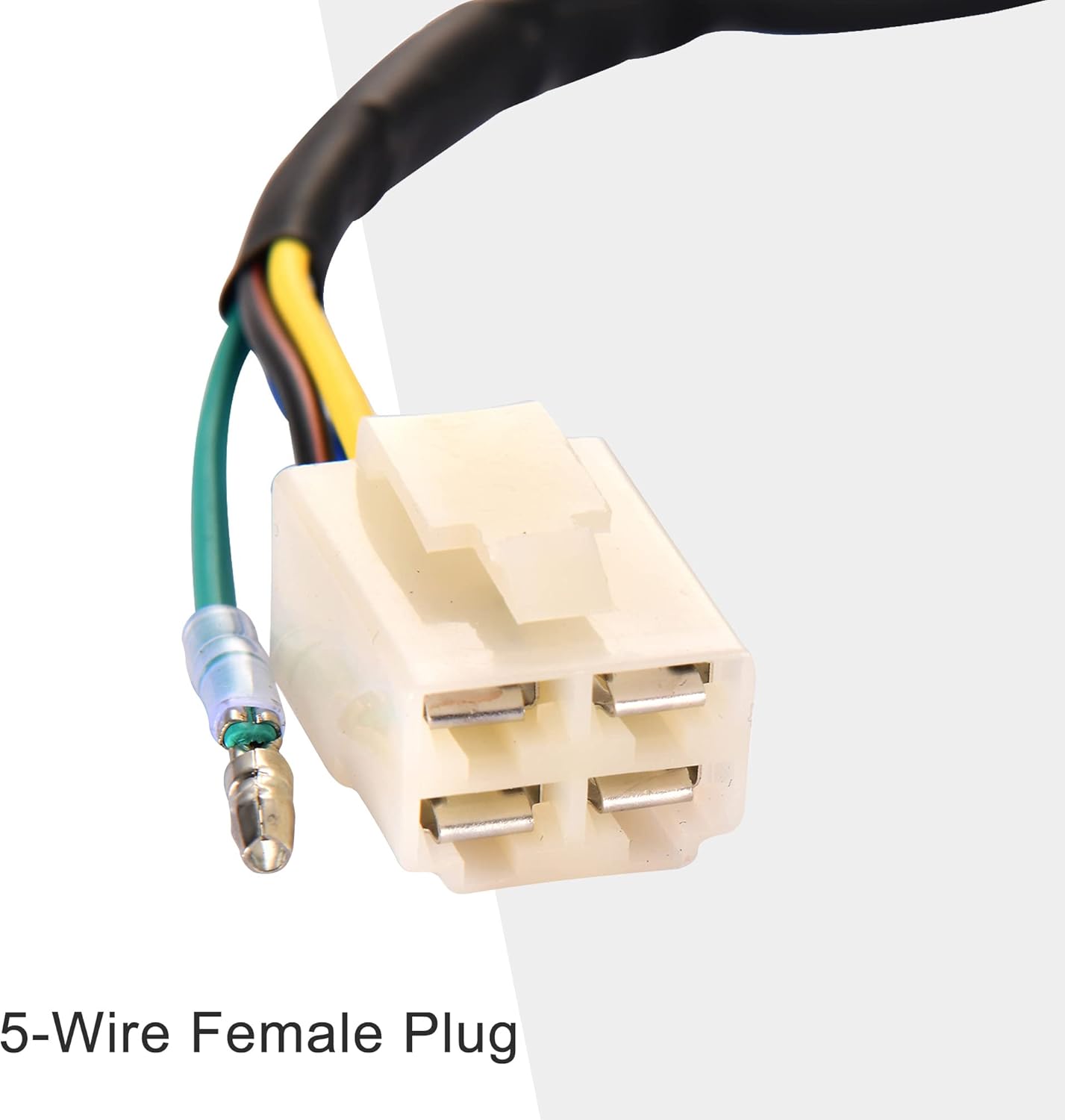 Magneto Stator for GY6 50cc-125cc ATV Scooter | 5-Wire AC Half-Wave Female Plug