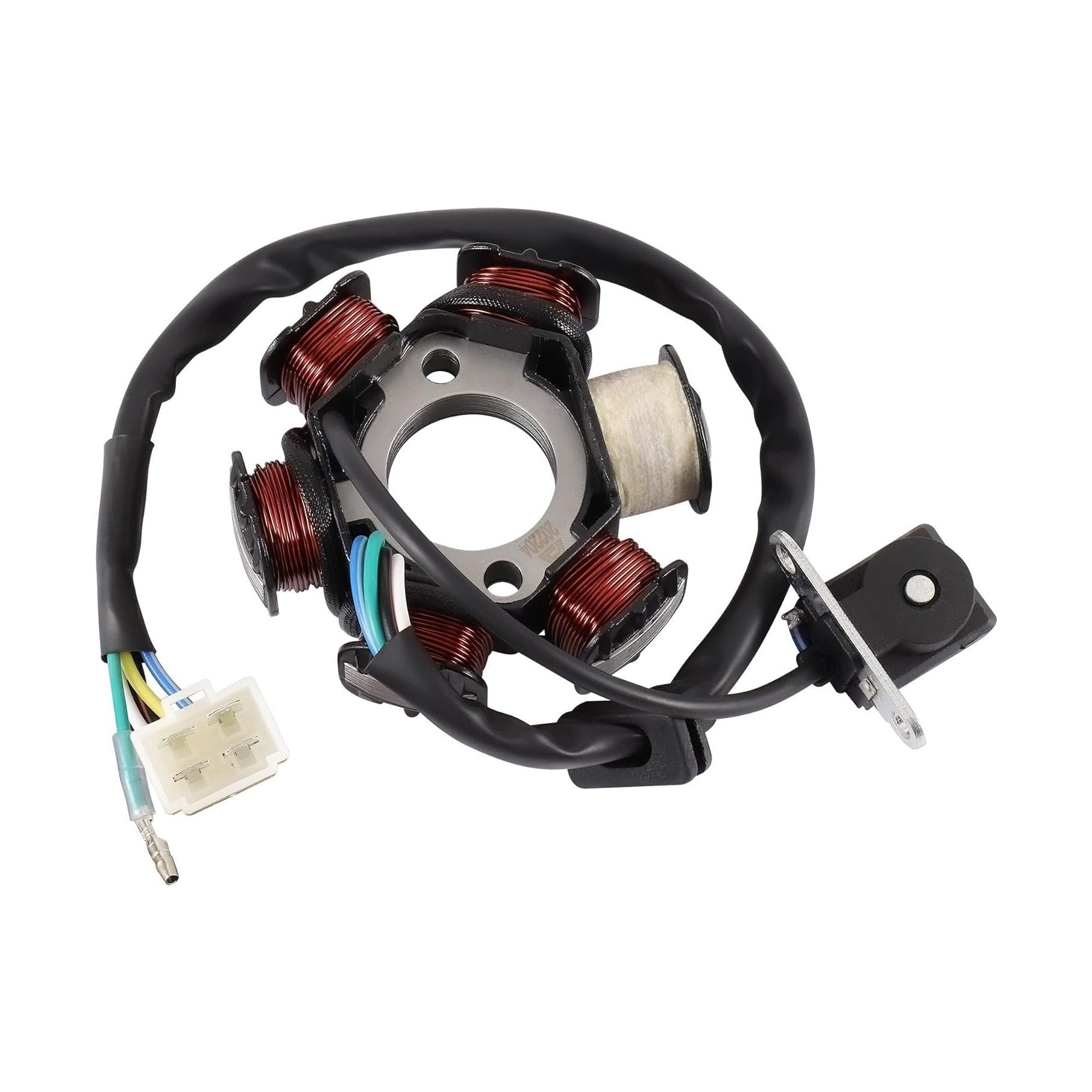 Magneto Stator for GY6 50cc-125cc ATV Scooter| 5-Wire AC Half-Wave Male Plug