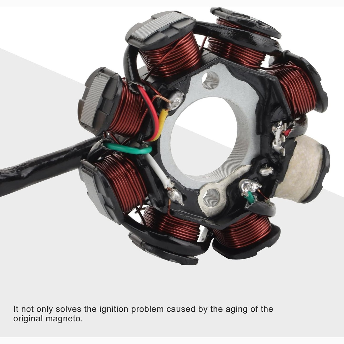 Magneto Stator for GY6 50cc 60cc 80cc Scooter ATV | 5-Wire AC 8-Pole