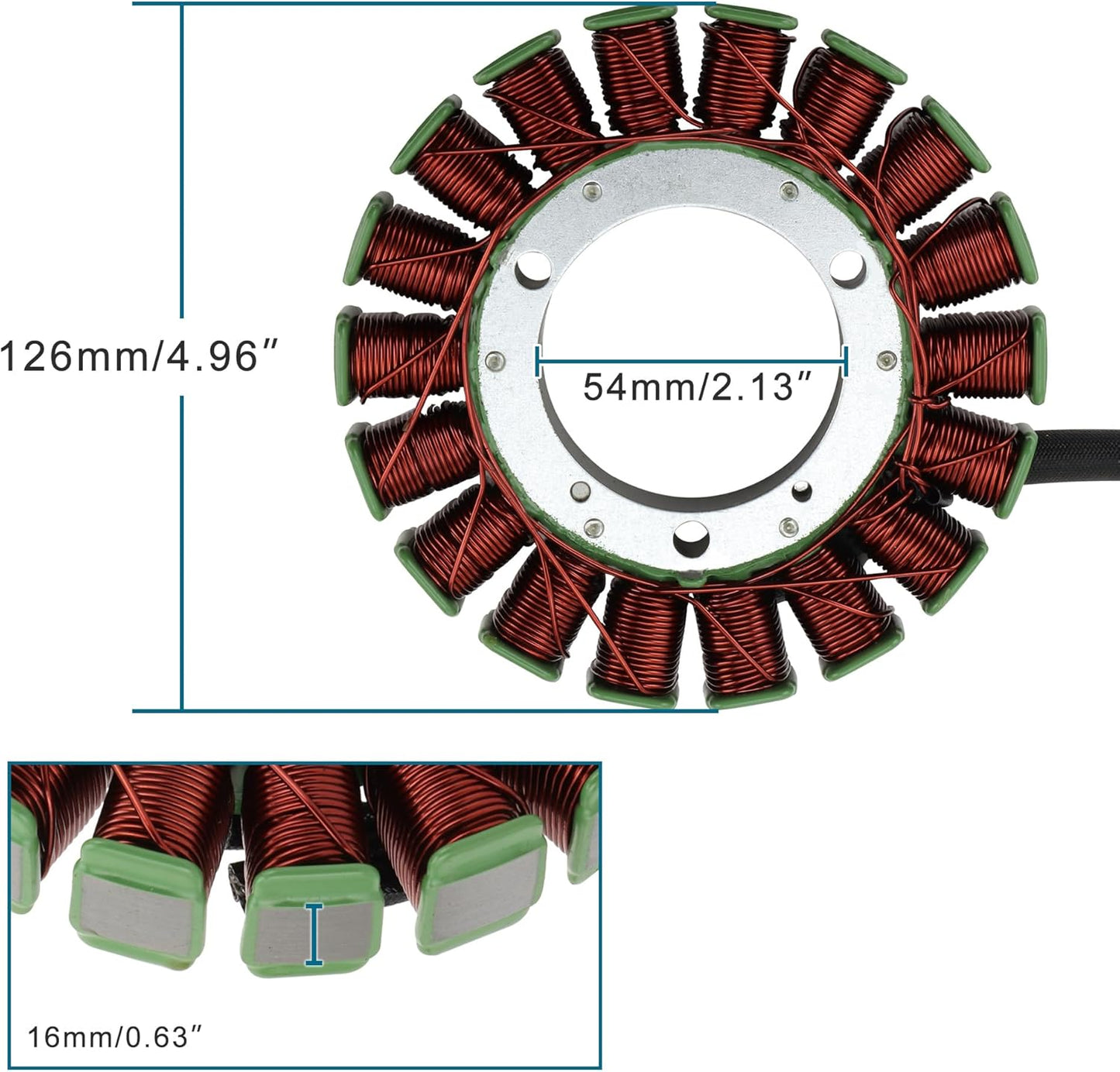 Magneto Stator for HiSUN Sector 550 & 750 UTV 2018-2024 | 31120-007G-0200