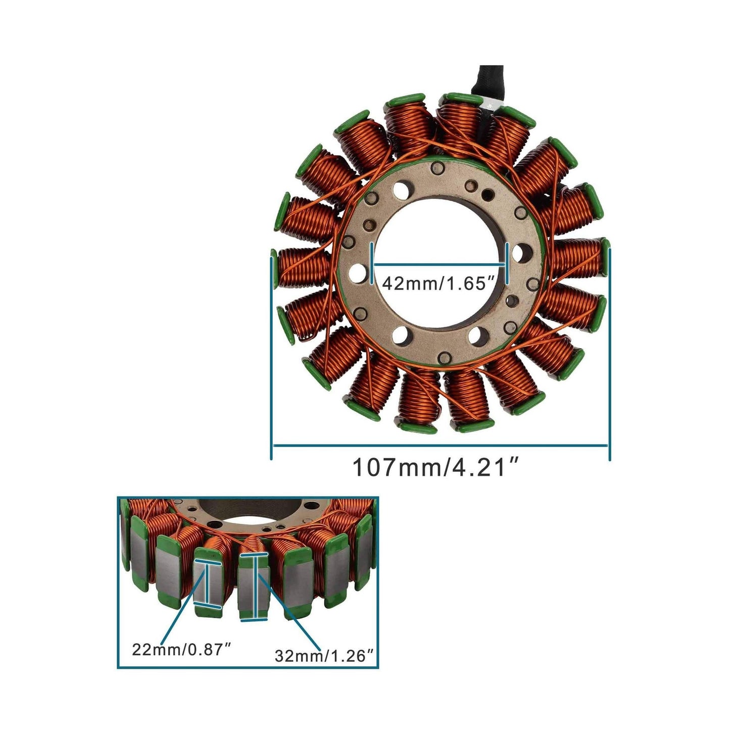 Magneto Stator for Honda TRX500 Foreman & Rubicon 2014-2017 | OEM 31120-HR4-A42
