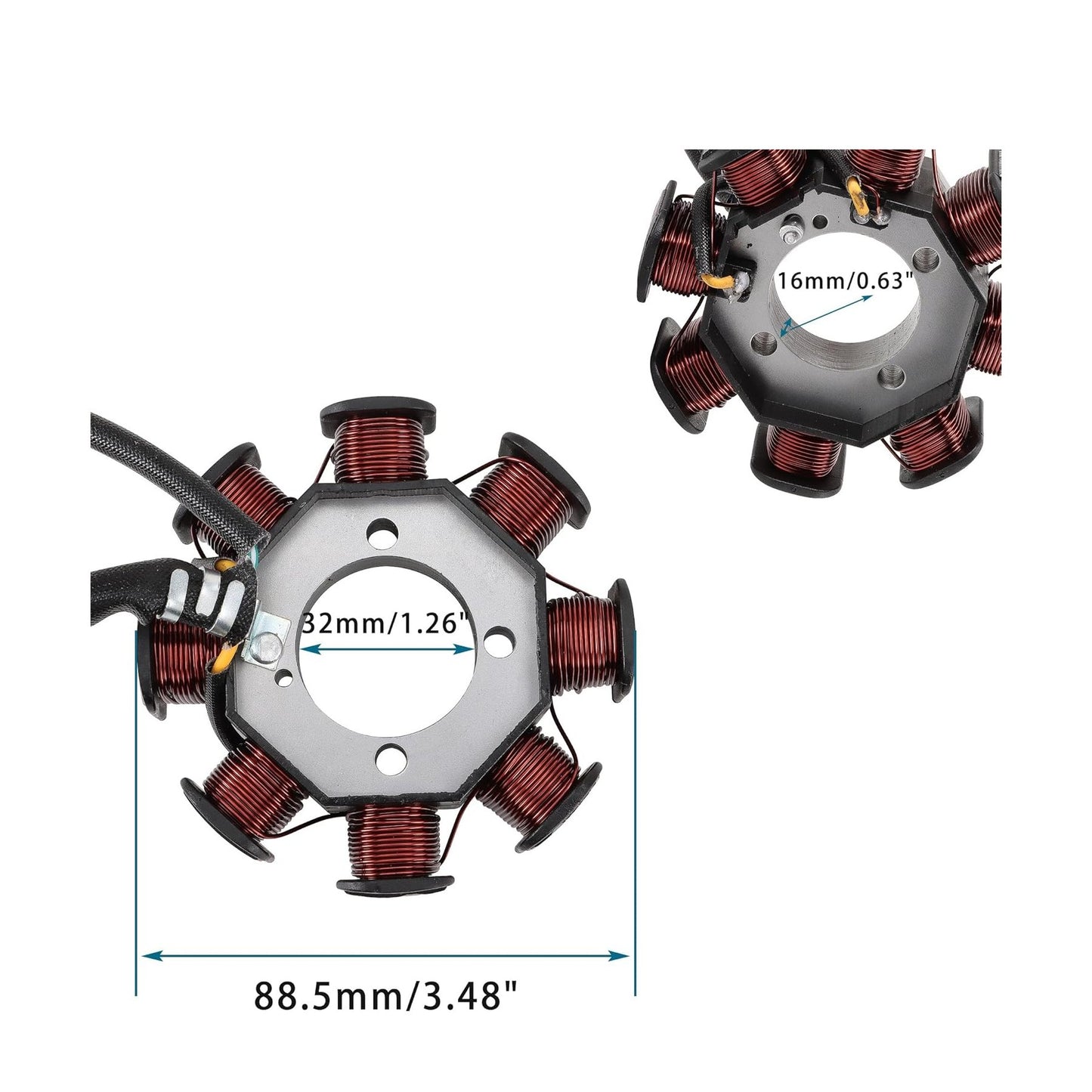 Magneto Stator for Honda XR250 & 250cc Dirt Bikes, Pit Bikes, and ATVs