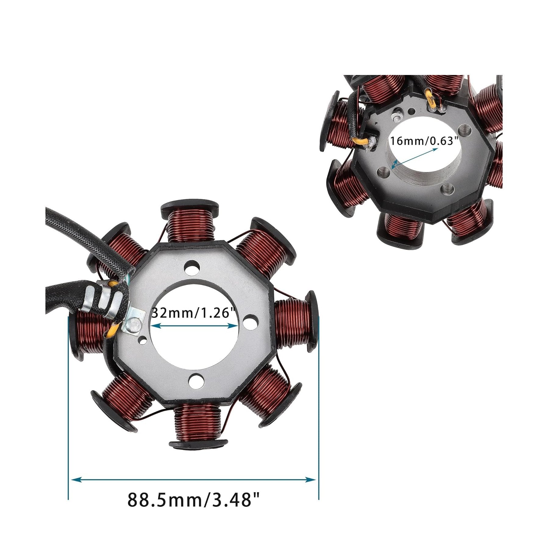 Magneto Stator for Honda XR250 & 250cc Dirt Bikes, Pit Bikes, and ATVs