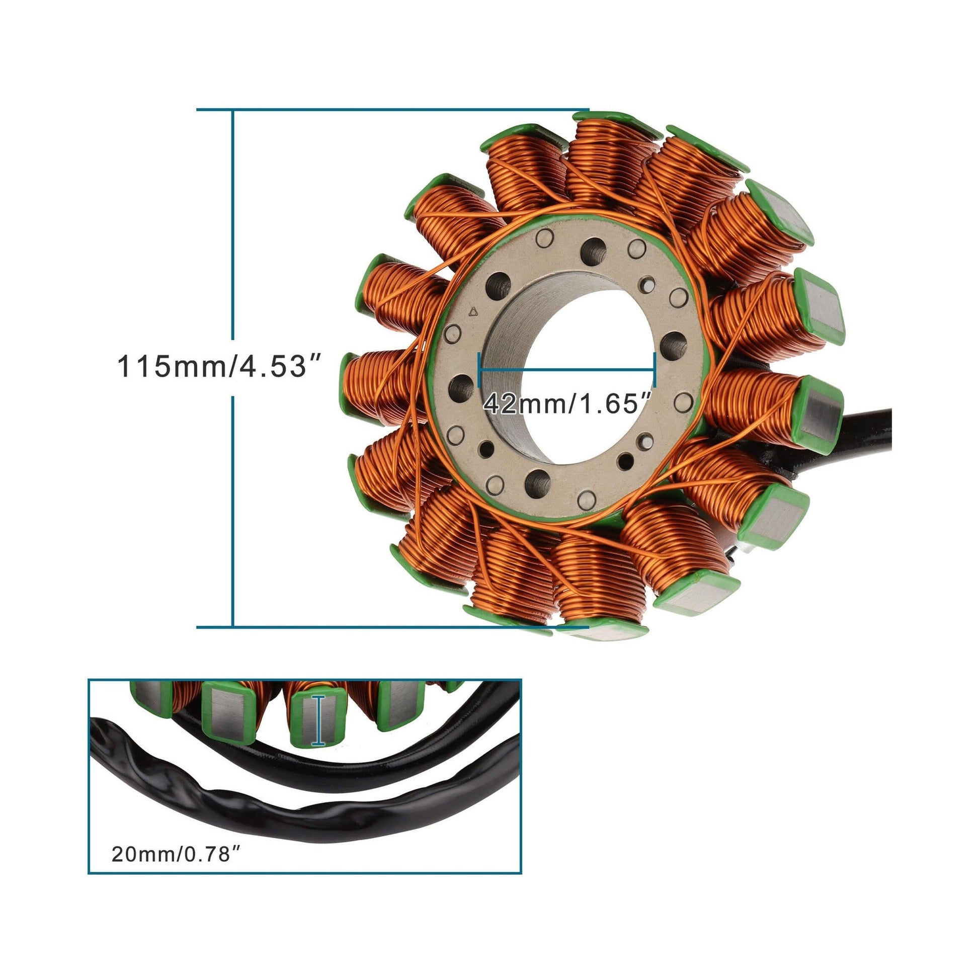 Magneto Stator for Kawasaki Ninja ZX-14 / ZX-14R 2006-2023 | OEM 21003-0144