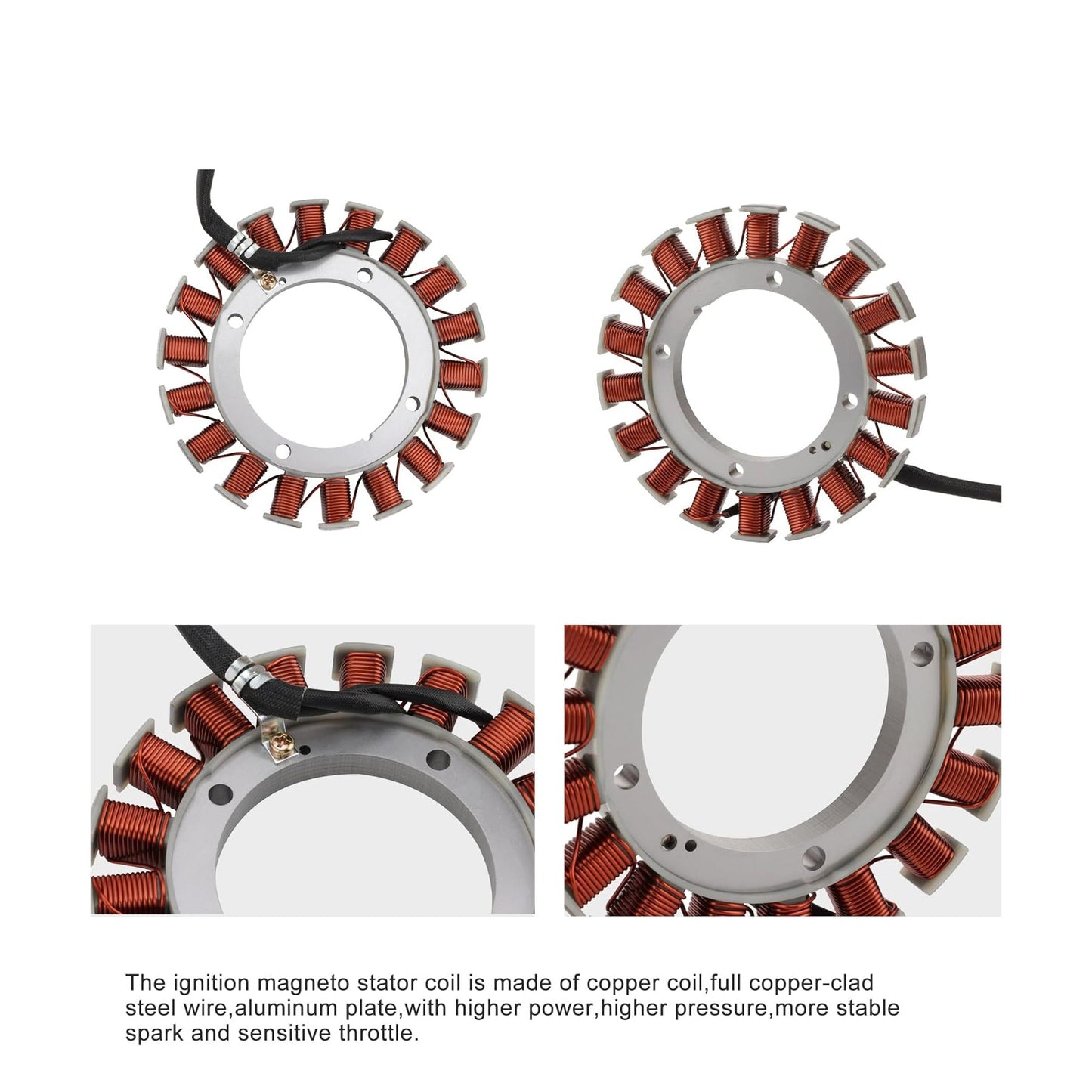 Magneto Stator for Kohler CH11-CH25 & CV11-CV22 Engines | 15/20 Amp Replacement