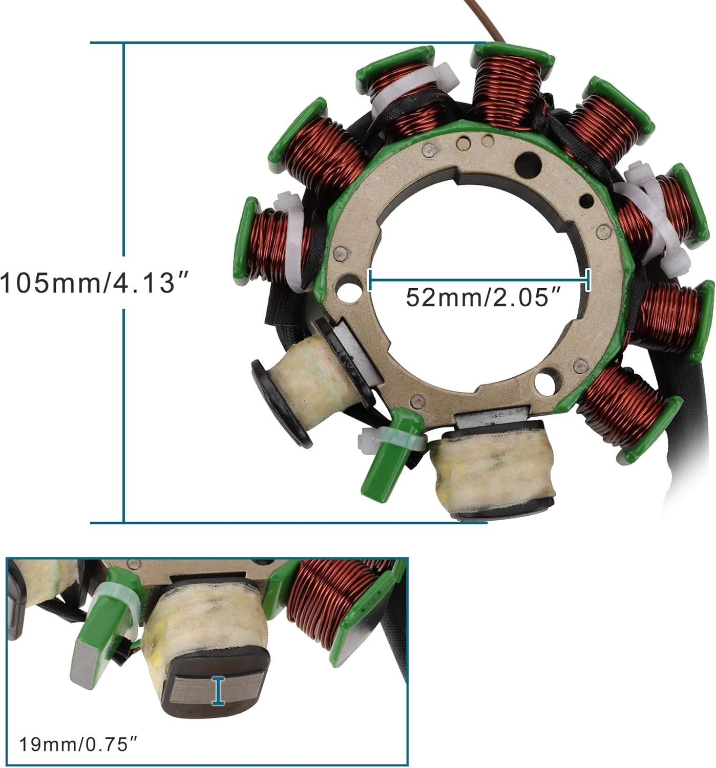 Magneto Stator for Polaris Sportsman, Scrambler & Magnum 500 1996-2012