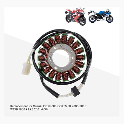 Magneto Stator for Suzuki GSXR 600, 750 2000-2005 & GSXR 1000 2001-2004