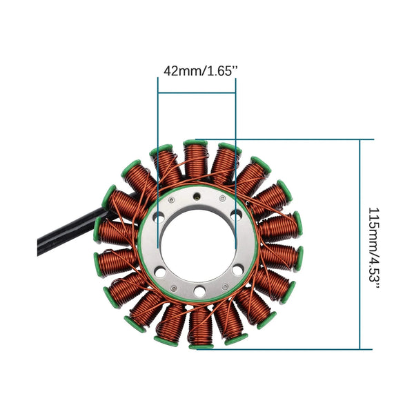 2005-2021 Triumph 1050 Stator 115mm Speed Triple Tiger Sprint T1300111 ...