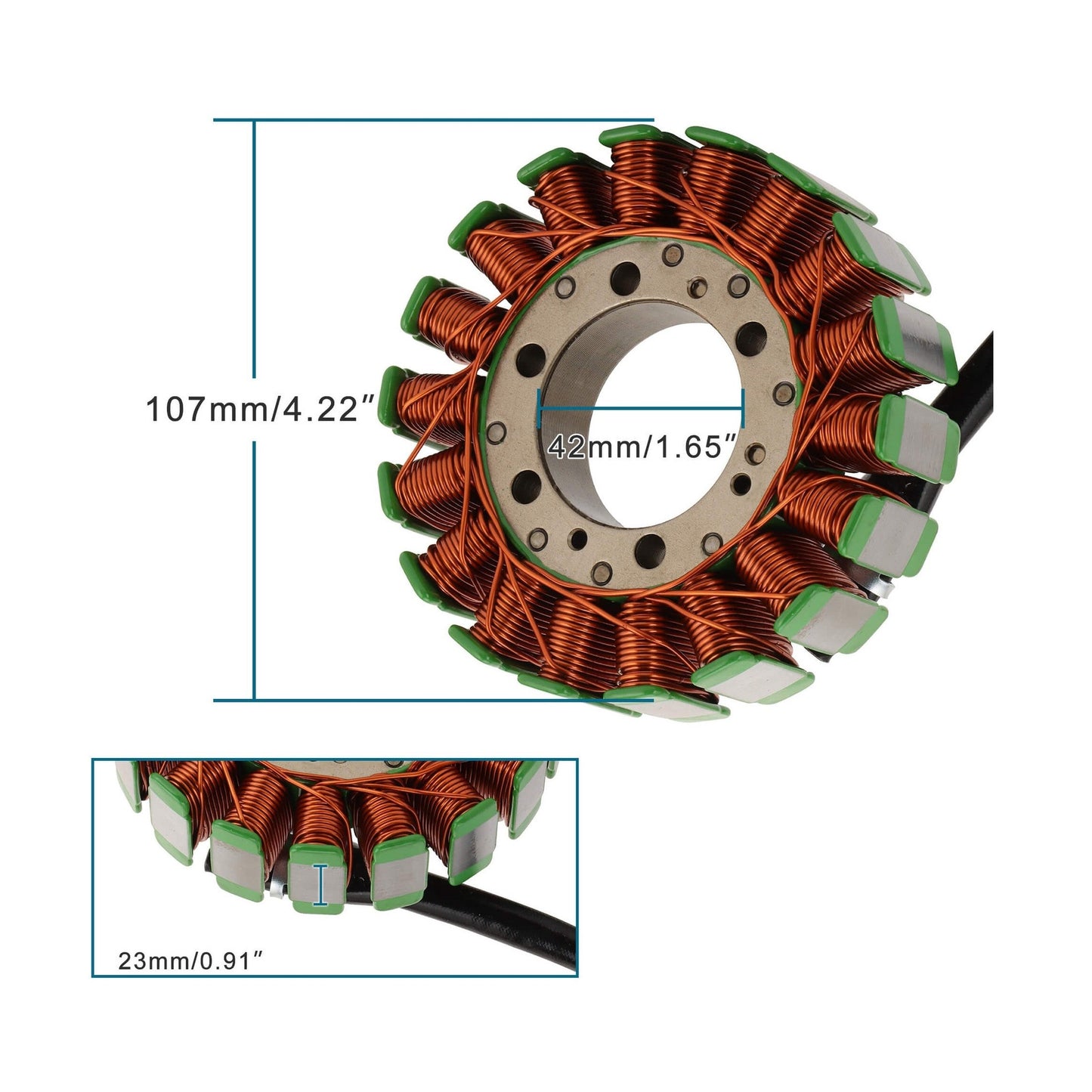 Magneto Stator for Yamaha Grizzly 700 & Kodiak 700 2016-2018 | B16-H1410-00-00