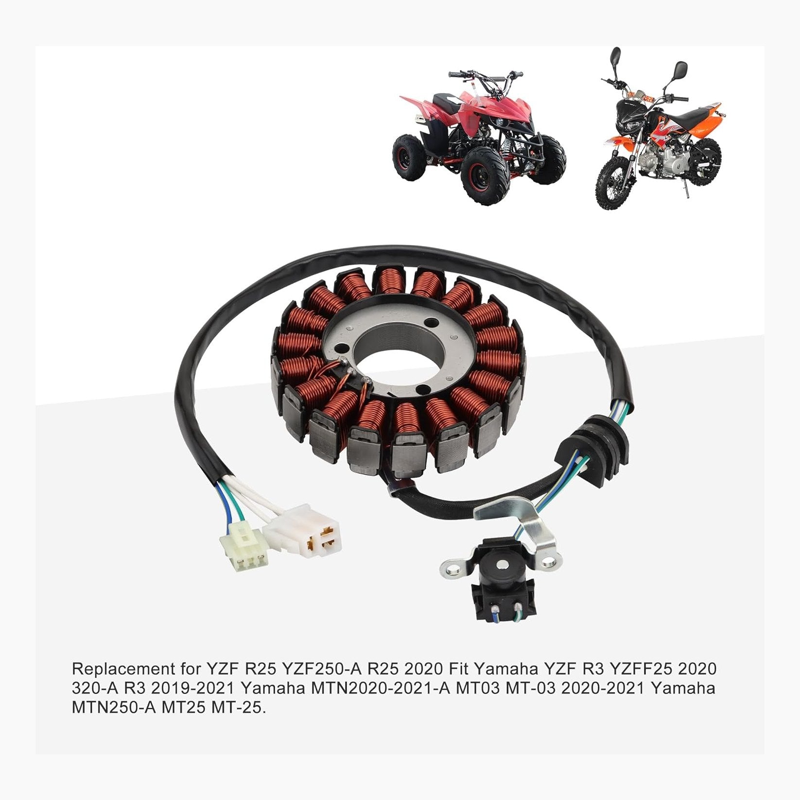 Magneto Stator for Yamaha MT-03, MT-25 & YZF-R3 2015-2021