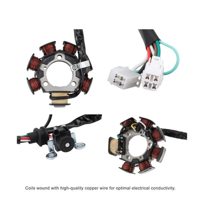 Magneto Stator for Yamaha TT-R125E TT-R125L 2003-2017 | 5HP-85510-10-00