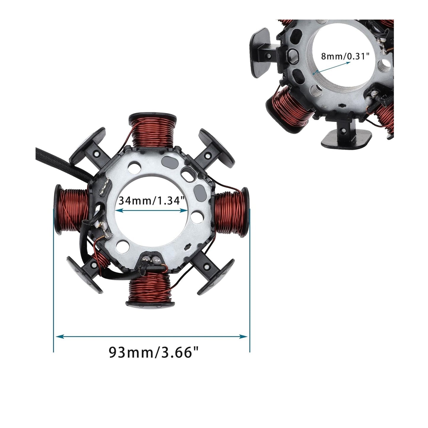 Magneto Stator for Yamaha TT-R230 2005-2017 | OEM 1C6-H1410-00