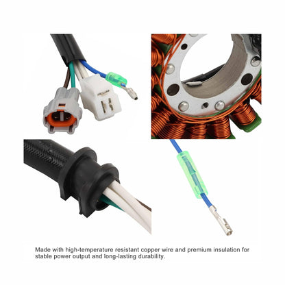 Magneto Stator for Yamaha TW200 Trailway, TW125 & TW225 | OEM 4WP-85510-10