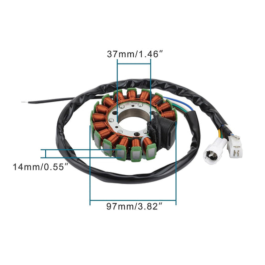 Magneto Stator for Yamaha XT225 & TDM225 1992-2007