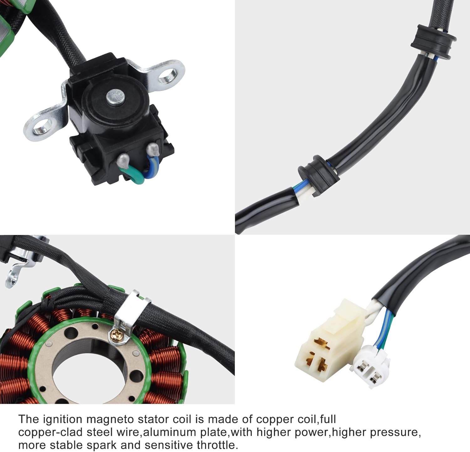 Magneto Stator for Yamaha YBR250 & YS250 2007-2011 | OEM 5D1-H1410-00