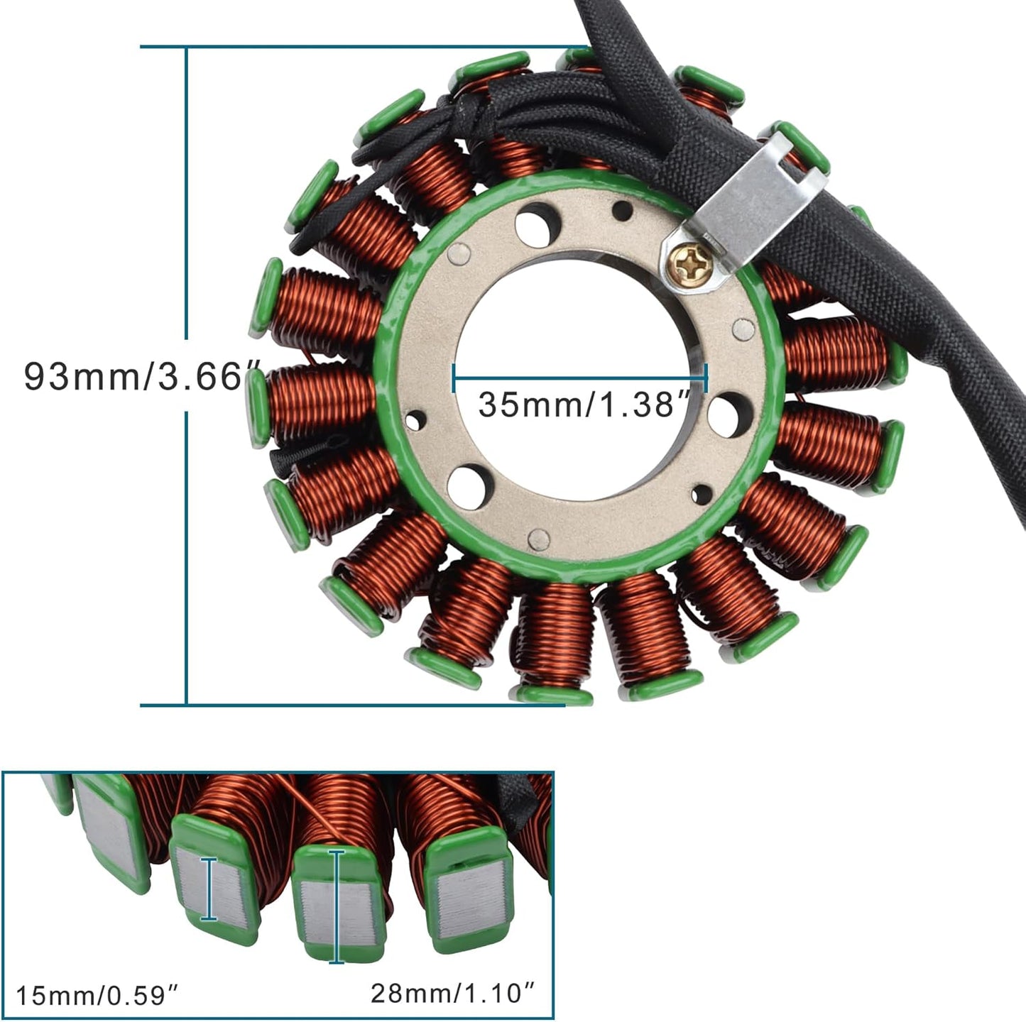Magneto Stator for Yamaha YBR250 & YS250 2007-2011 | OEM 5D1-H1410-00