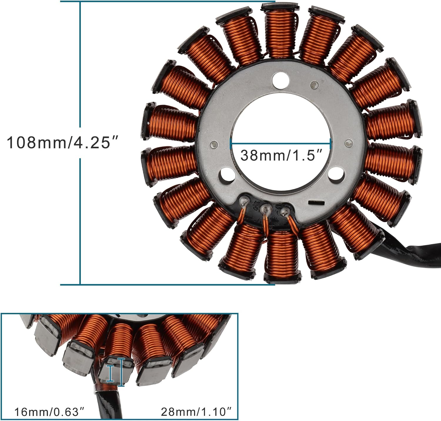 Magneto Stator for Yamaha YZF-R3 2019-2021 & MT-03 2020-2021