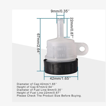 GOOFIT Motorcycle Universal Master Cylinder Rear Brake Clutch Tank Fluid Oil Cup Reservoir Replacement for Suzuki