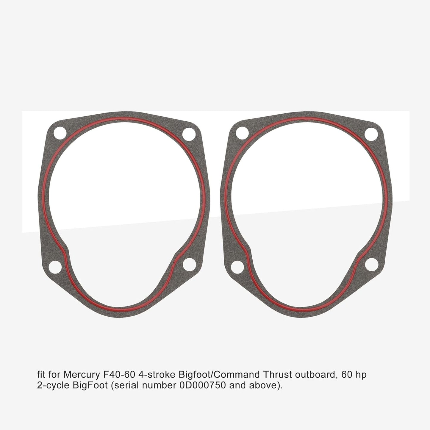 GOOFIT Mercruiser Alpha One 1 Gen 2 Sterndrive Water Pump Impeller Kit Replacement for Mercury Marine Outboard 47-43026Q06 8M0100526 Sierra