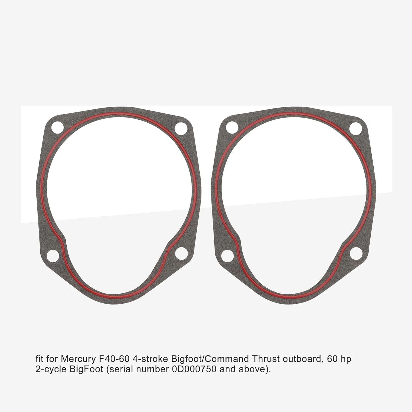 GOOFIT Mercruiser Alpha One 1 Gen 2 Sterndrive Water Pump Impeller Kit Replacement for Mercury Marine Outboard 47-43026Q06 8M0100526 Sierra