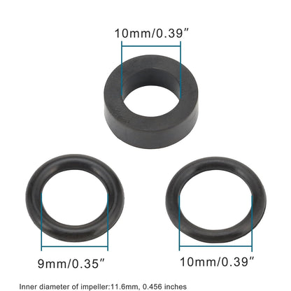 GOOFIT Water Pump Impeller Repair Kit for Mercury Mariner 4-9.8 HP 1975-1986 Outboard 47-89981Q1 47-89981T1