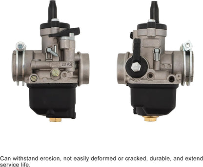 PHBL 20AS Racing Carburetor 20mm for 2-Stroke Scooter, ATV & Dirt Bike