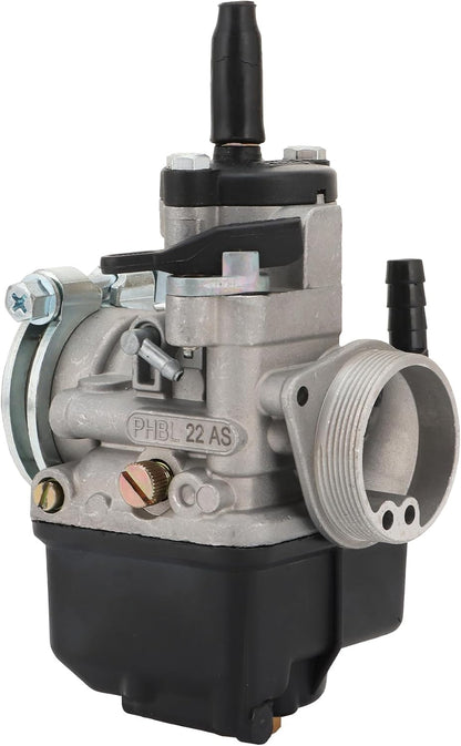PHBL 22AS Racing Carburetor 22mm for 2-Stroke Scooter, ATV & Dirt Bike