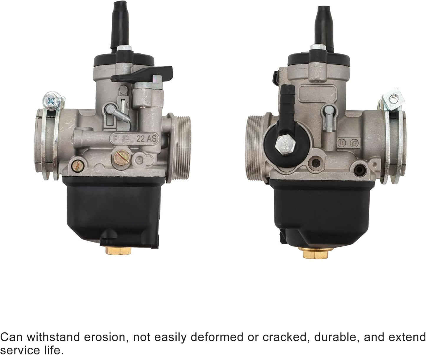 PHBL 22AS Racing Carburetor 22mm for 2-Stroke Scooter, ATV & Dirt Bike