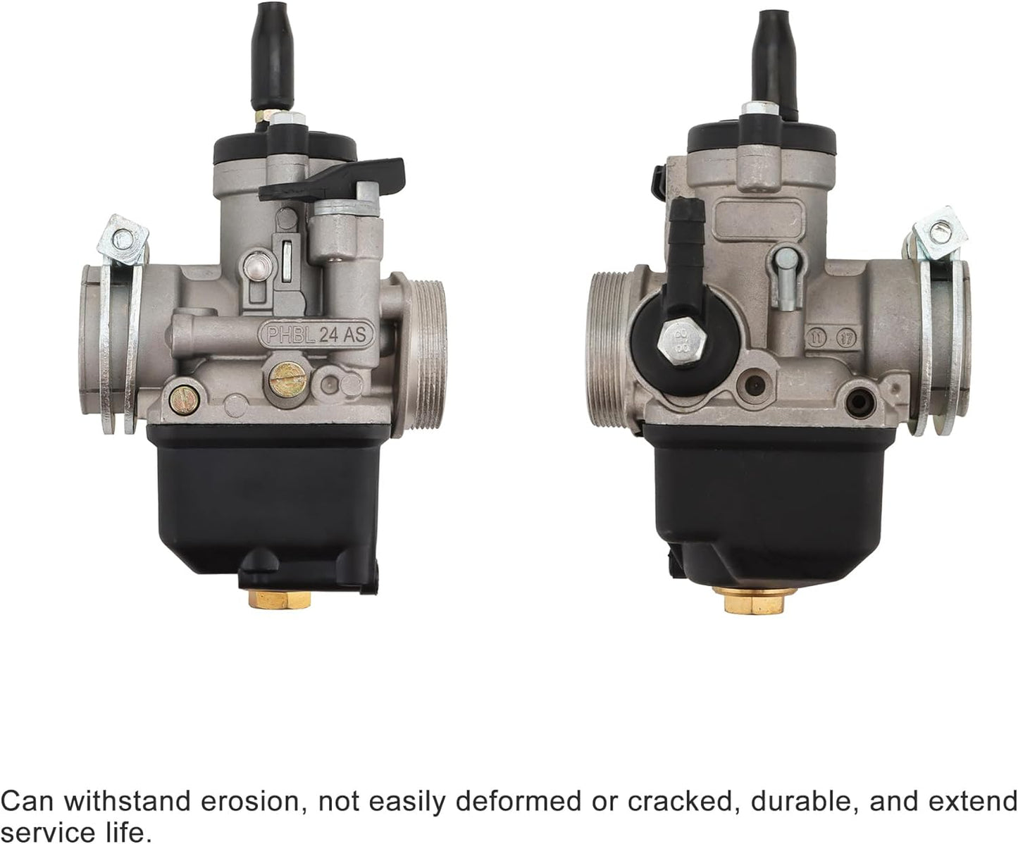 PHBL 24AS Racing Carburetor 24mm for 2-Stroke Scooter, ATV & Dirt Bike