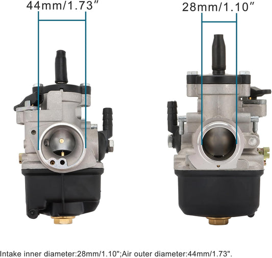 PHBL 28BS Racing Carburetor 28mm for 2-Stroke Scooter, ATV & Dirt Bike