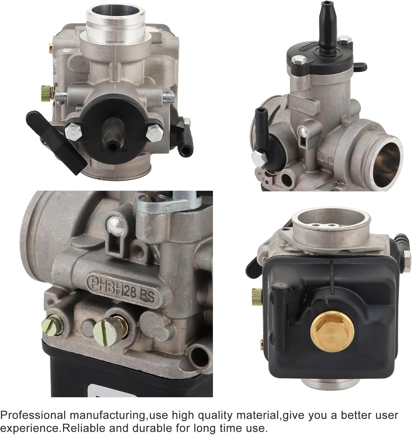 PHBL 28BS Racing Carburetor 28mm for 2-Stroke Scooter, ATV & Dirt Bike