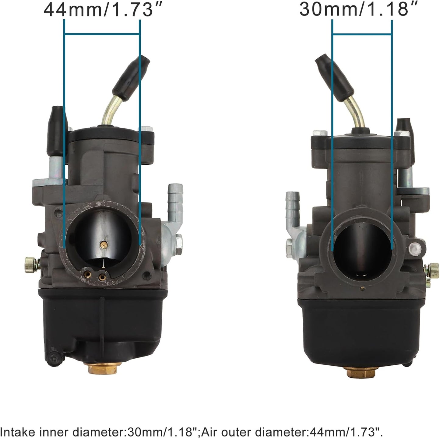 PHBL 30BS Racing Carburetor 30mm for 2-Stroke Scooter, ATV & Dirt Bike