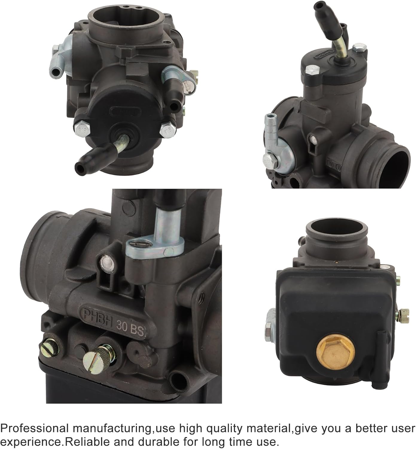 PHBL 30BS Racing Carburetor 30mm for 2-Stroke Scooter, ATV & Dirt Bike
