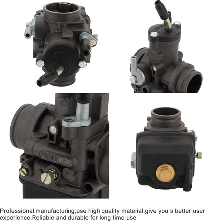 PHBL 30BS Racing Carburetor 30mm for 2-Stroke Scooter, ATV & Dirt Bike