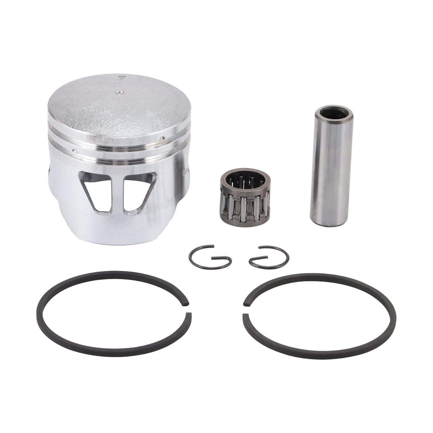 GOOFIT 44mm Piston Kit Assembly Replacement for 2 Stroke 47cc 49cc Zenoah G23LH G2D Goped Sport Liquimatic X-Ped Go-Quad