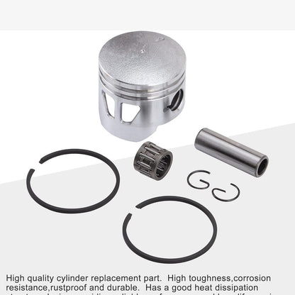 GOOFIT 44mm Piston Kit Assembly Replacement for 2 Stroke 47cc 49cc Zenoah G23LH G2D Goped Sport Liquimatic X-Ped Go-Quad
