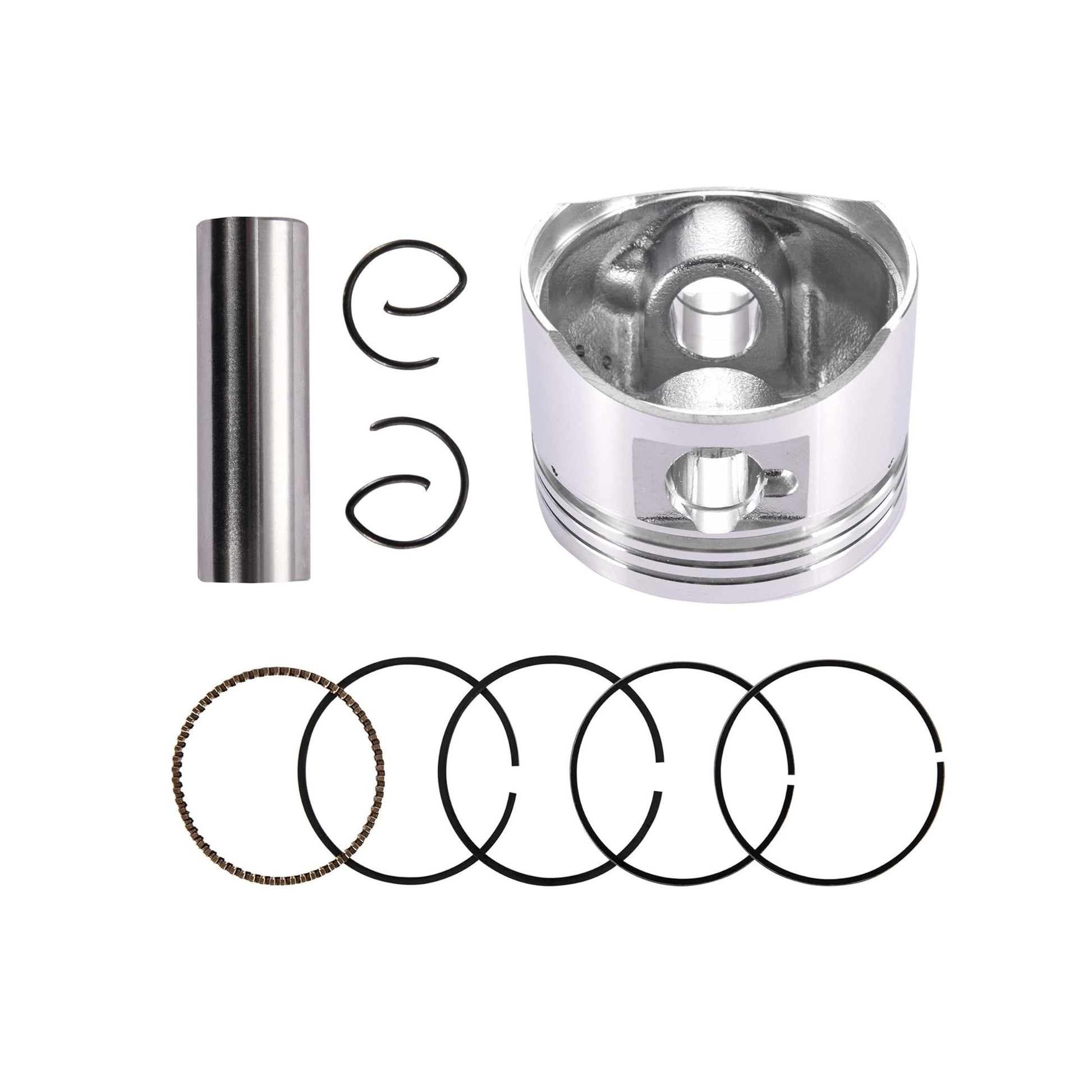 GOOFIT 52.4mm Bore Piston Rings Assembly Replacement for 110cc Taotao Sunl Coolster SSR Dirt Bikes Go Karts ATV