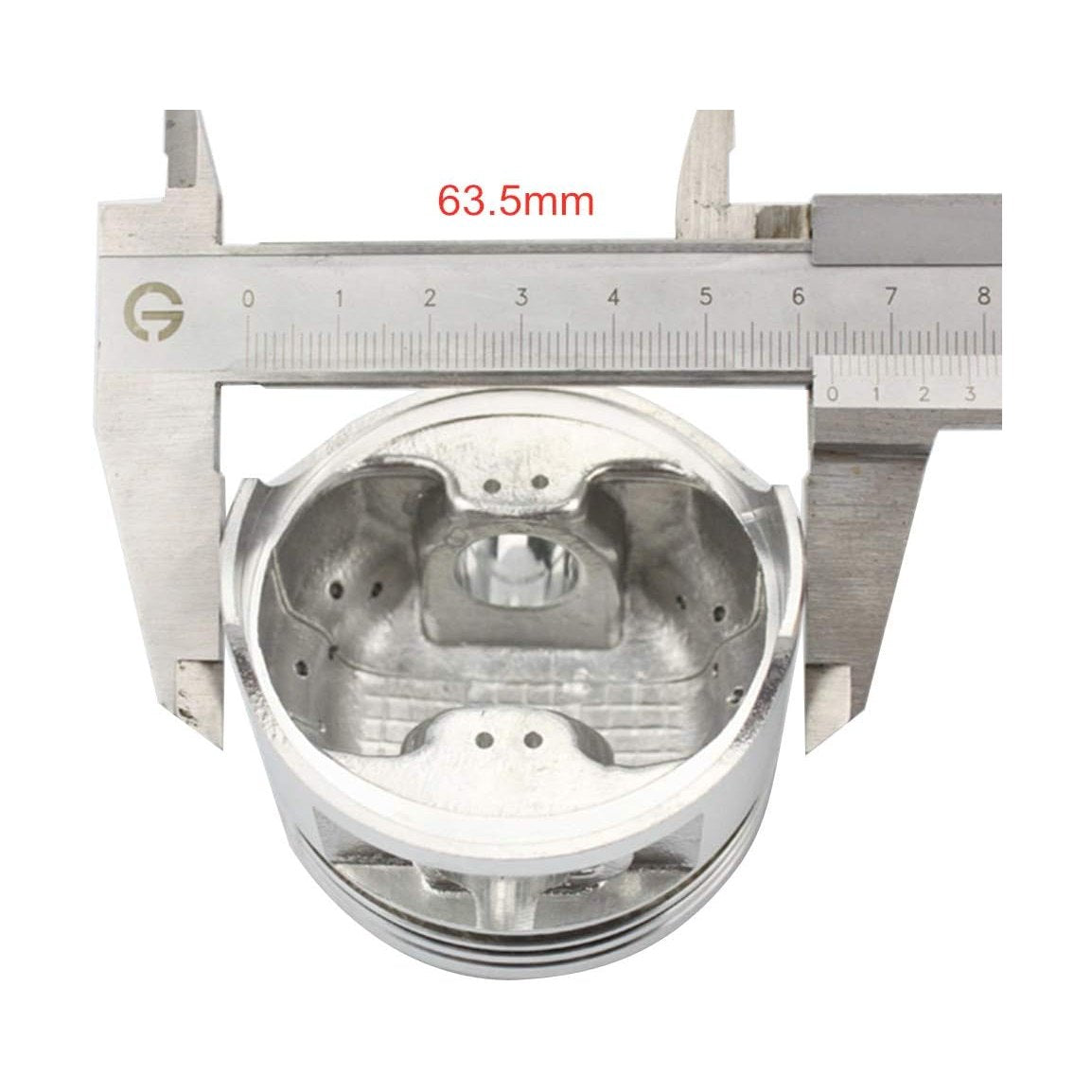 GOOFIT 63.5mm Piston for CG200 Lifan Zongshen Loncin 200cc Engine