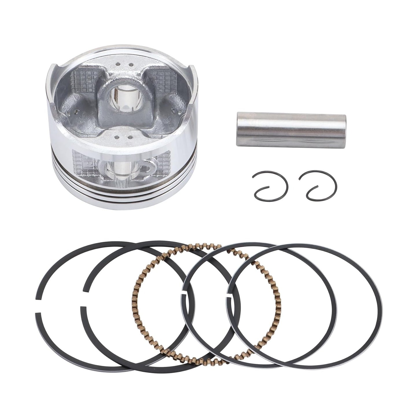GOOFIT Piston Assembly Kit for CG 150cc 200cc Vertical Engine ATV Scooter Moped
