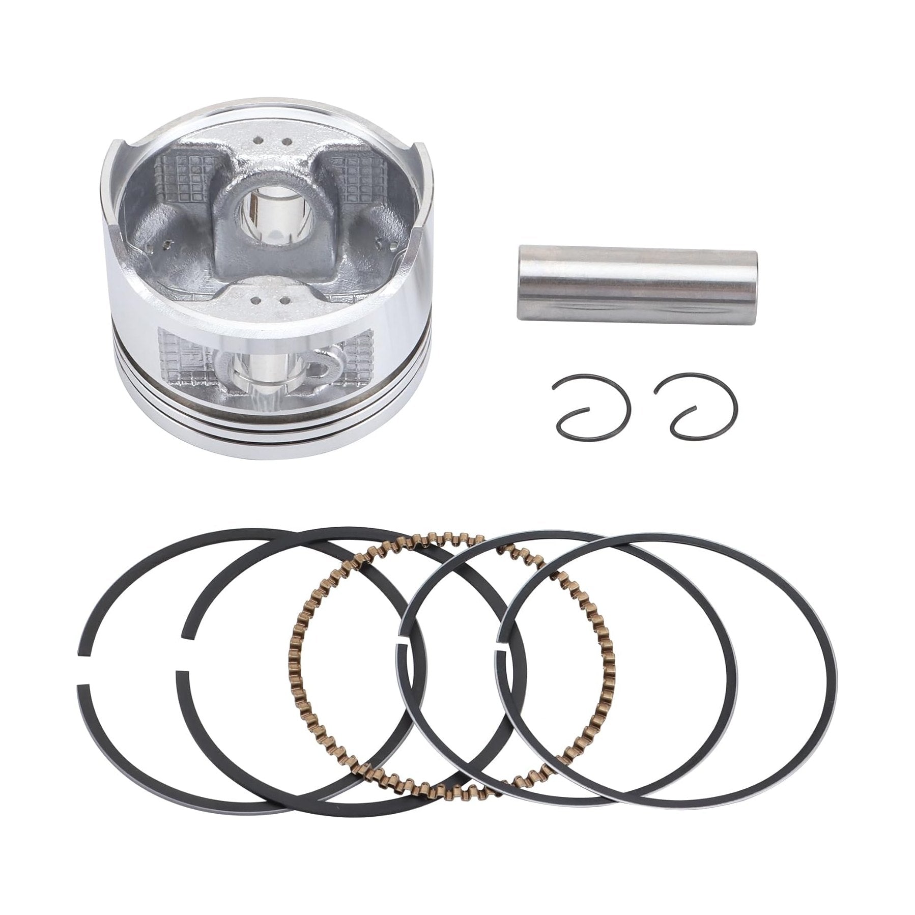 GOOFIT Piston Assembly Kit for CG 150cc 200cc Vertical Engine ATV Scooter Moped