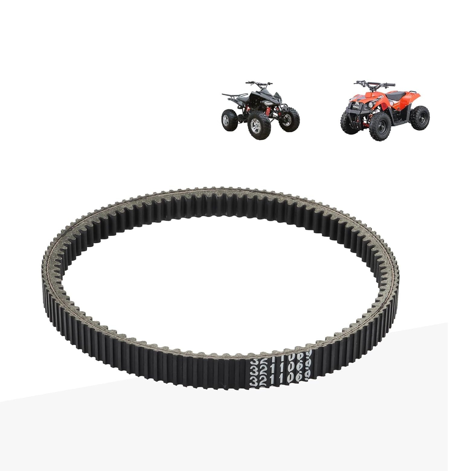 GOOFIT Drive Belt Double-sided teeth Replacement for Magnum 325 500 4X4 1998-2002 Sportsman 300 500 4X4 2004-2005 3211069