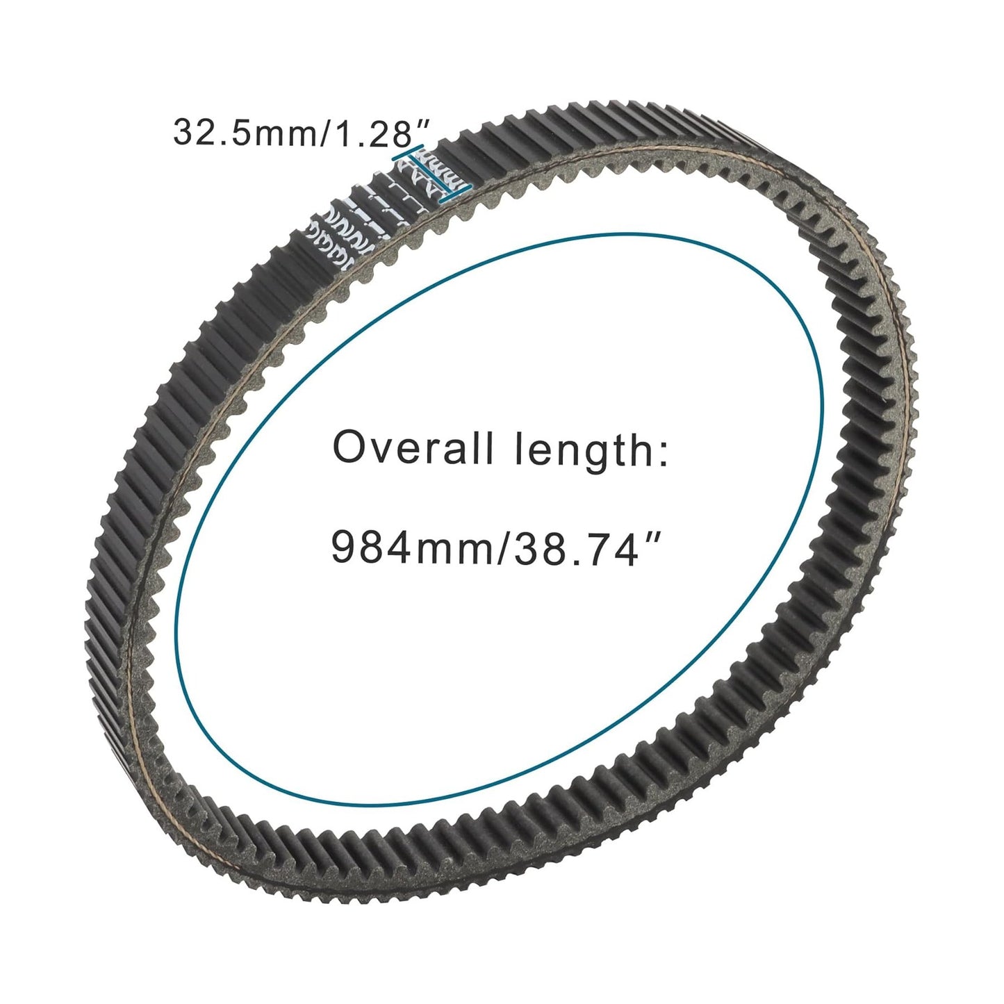 GOOFIT Drive Belt Heavy Duty Replacement for Polaris RZR 900 1000 XP XP4 2013-2024 2014-2024 3211196 3211148 3211142 3211172 3211180